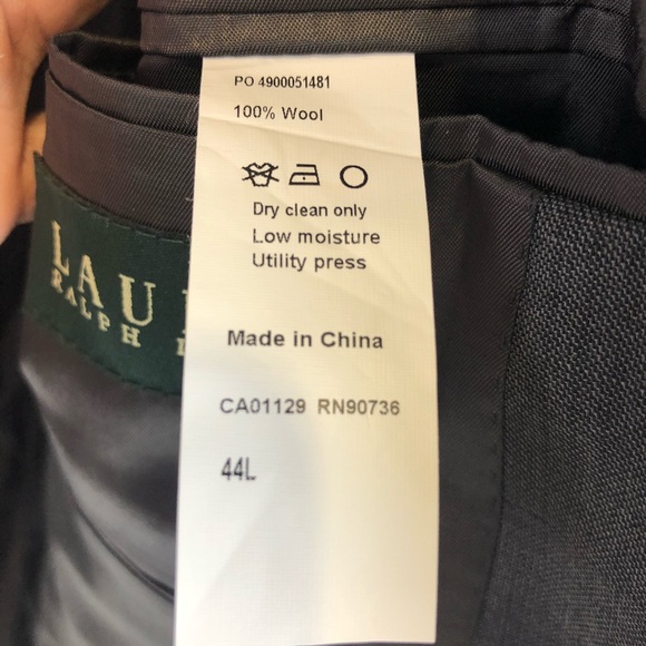 Lauren Ralph Lauren Blazer Sport Coat Size 44L - Picture 7 of 8
